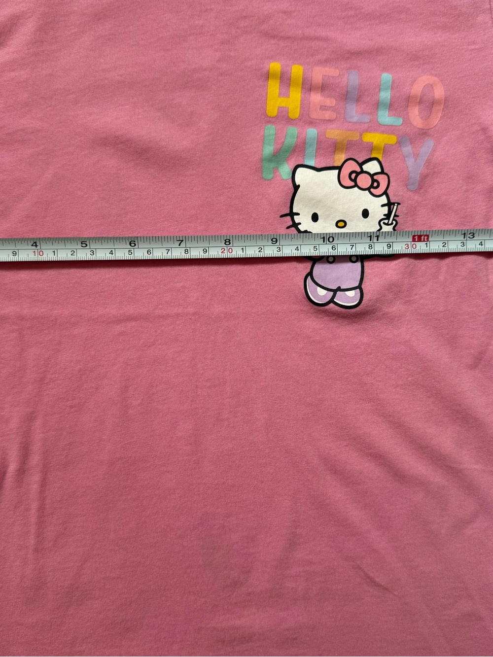 Hello Kitty Women’s XS Pink Graphic T Shirt Sanrio Short Sleeve Tee - Picture 6 of 9